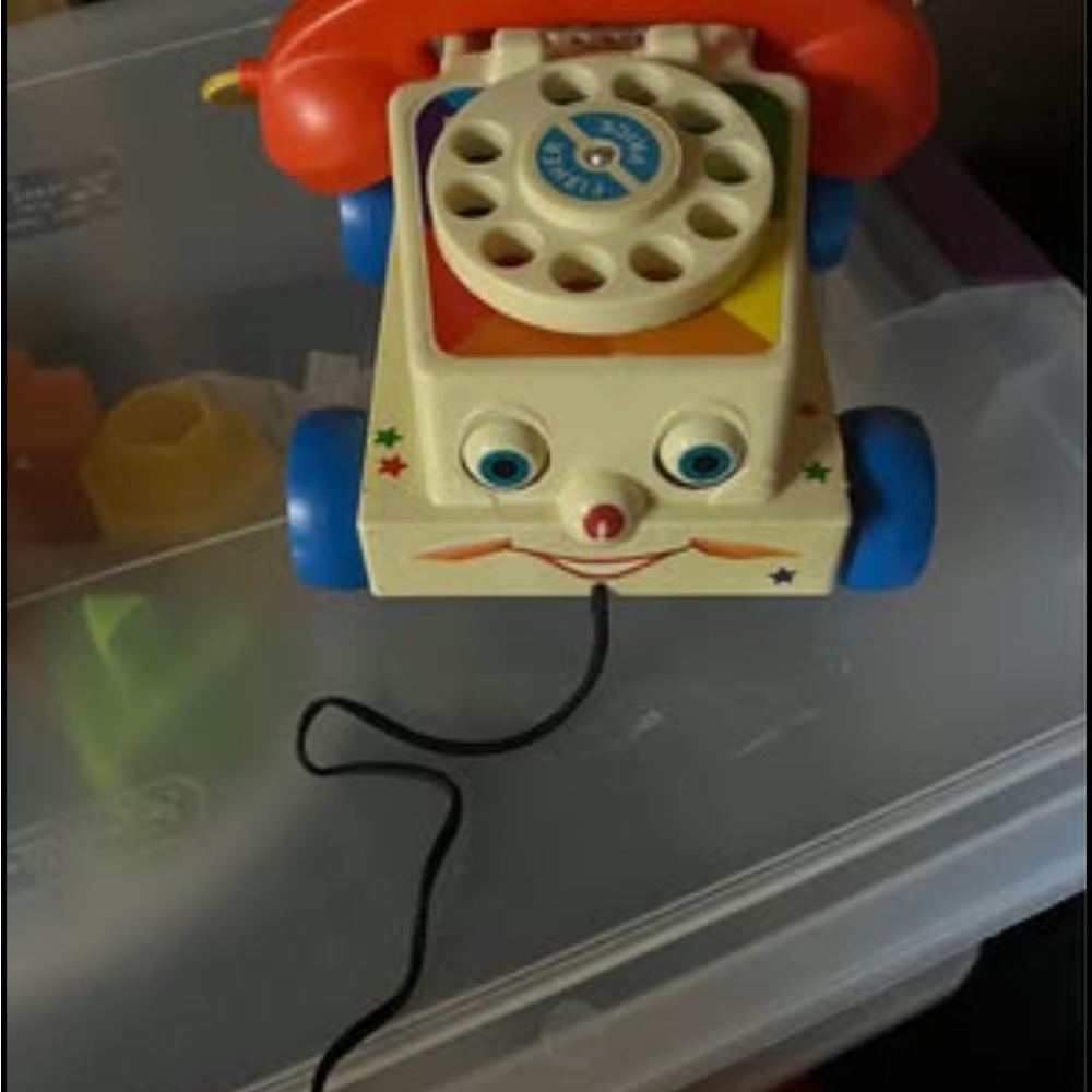 Fisher-Price Colorful Pull-Along Phone Toy